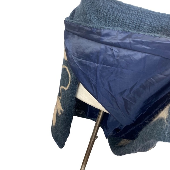 Handmade Wrap Skirt Navy And Floral - Picture 3 of 4